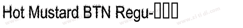 Hot Mustard BTN Regu字体转换